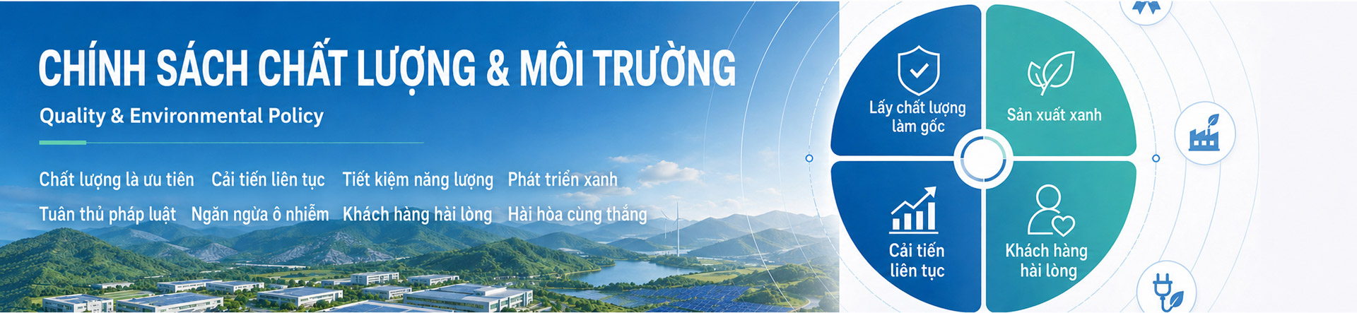 Chính sách chất lượng và môi trường